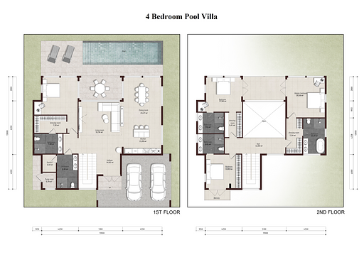 9Nile Residence — 4-Bedroom Lake View Pool Villa (378 sqm) - صورة 6