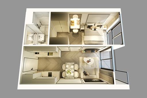 Investment Apartment in Bang Tao with Mountain View - Фото 5