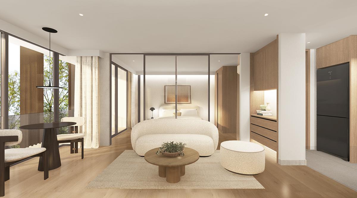 Silhouette By The Zero — 1 спальня (37.5–46.9 кв.м)
